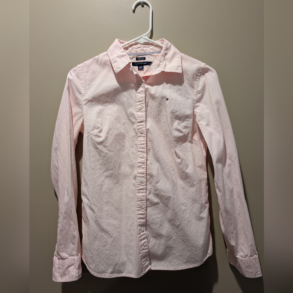 Tommy Hilfiger Light Pink Button-Up Shirt
